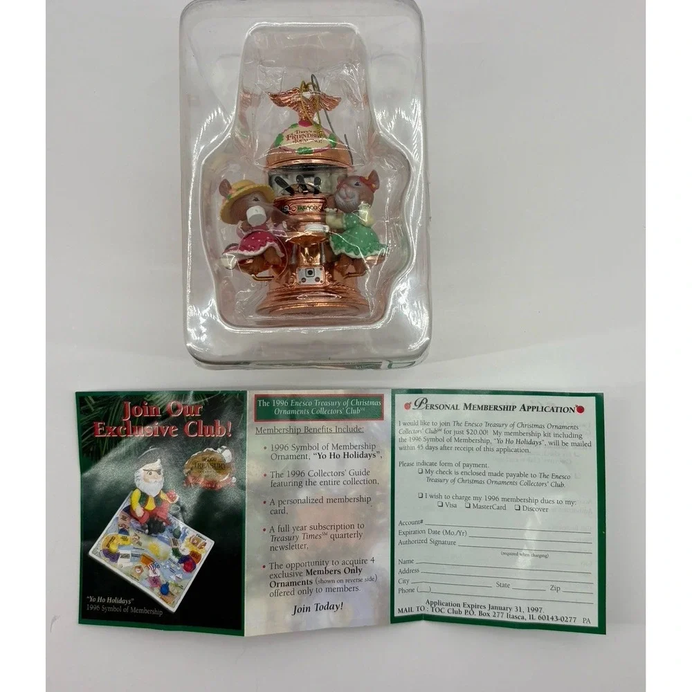 There's A Friendship Brewing 1996 Enesco Best Friends #7‎ Ornament 176761 - Box